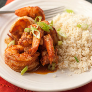 creole shrimp with cauliflower rice